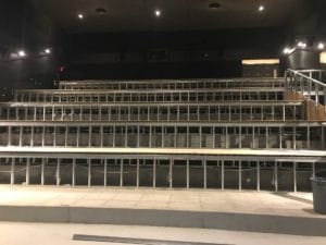 Movie theatre under construction